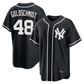 harde NY.Yankees #48 Paul Goldschmidt Player Black Out Game Home Stitched Jerseys