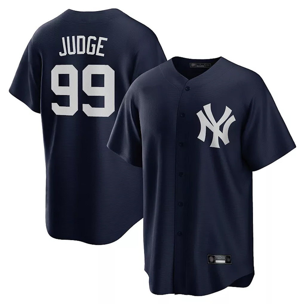 harde NY.Yankees #99 Aaron Judge Player Navy Game Stitched Jerseys