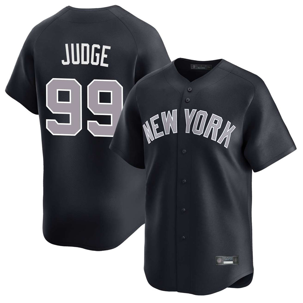harde NY.Yankees #99 Aaron Judge Player Navy Limited Home Stitched Jerseys