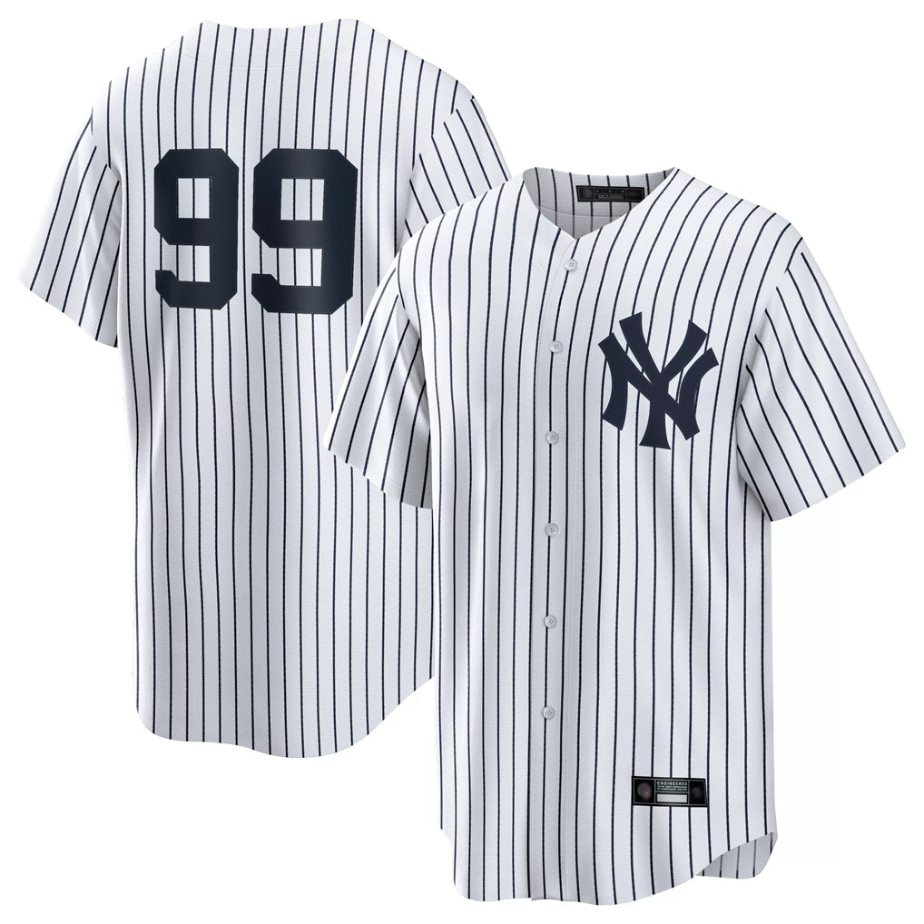 harde NY.Yankees #99 Aaron Judge Player White Game Home Stitched Jerseys