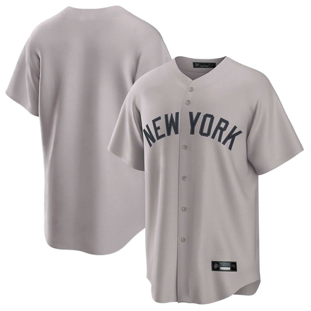 harde NY.Yankees Blank Player Gray Game Home Stitched Jerseys