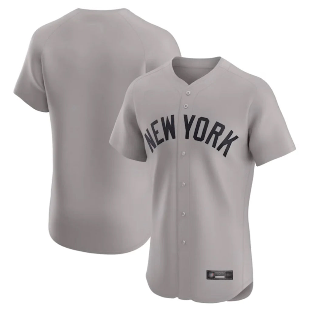 harde NY.Yankees Blank Player Gray Limited Elite Home Stitched Jerseys