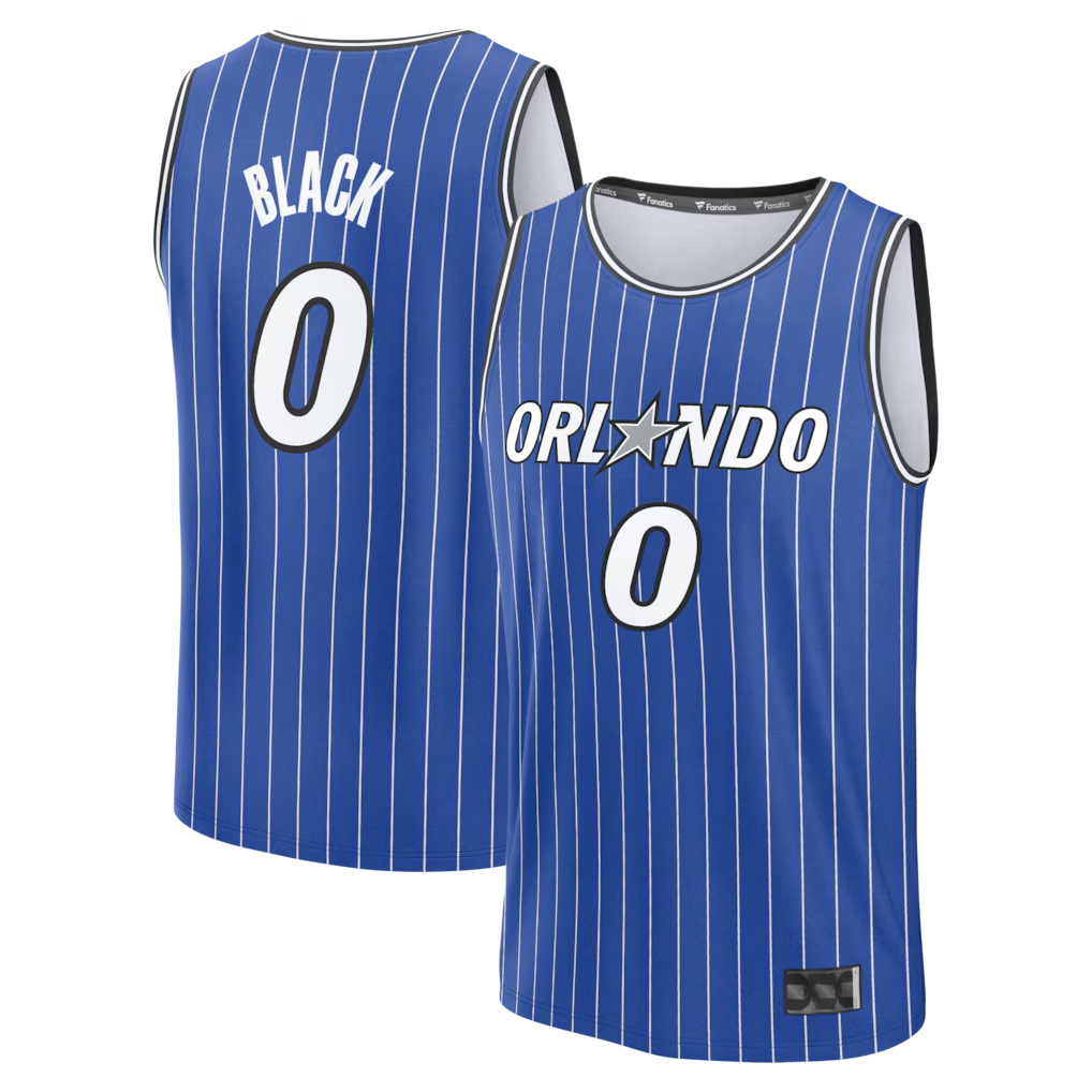 harde O.Magic #0 Anthony Black Royal Fast Break Replica Jerseys - Icon Edition