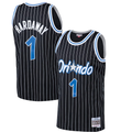 harde O.Magic #1 Penny Hardaway Mitchell & Ness Black Hardwood Classics Swingman Jerseys