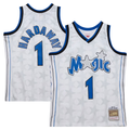 harde O.Magic #1 Penny Hardaway Mitchell & Ness White 1998-99 Hardwood Classics Swingman Jerseys