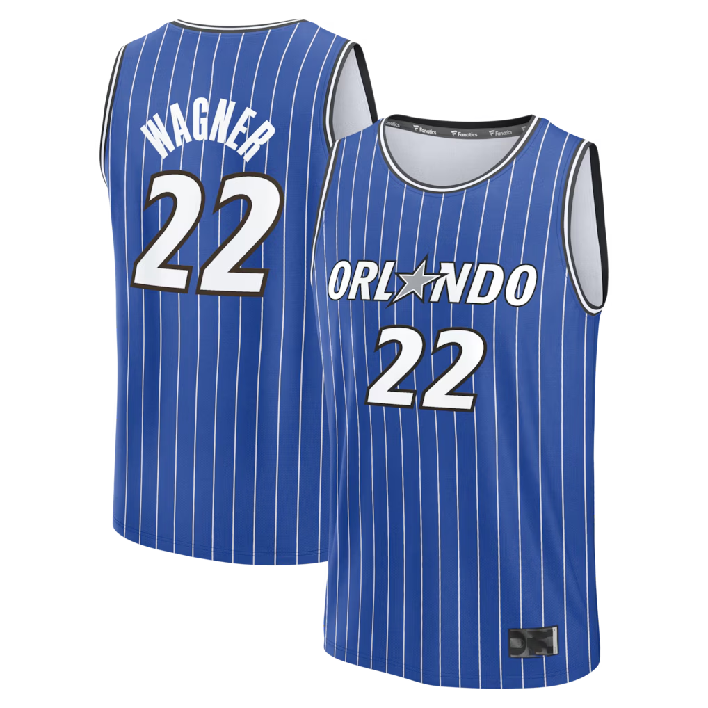 harde O.Magic #22 Franz Wagner Blue Fast Break Replica Player Jerseys - Icon Edition