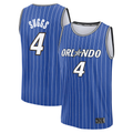 harde O.Magic #4 Jalen Suggs Blue Fast Break Jerseys - Icon Edition