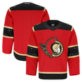 harde O.Senators Red Alternate Authentic Pro Jerseys