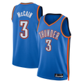 harde OC.Thunder #3 Jared McCain Blue Swingman Stitched Jerseys- Icon Edition