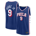 harde P.76ers #9 Kelly Oubre Jr.  Blue Fast Break Jerseys - Icon Edition