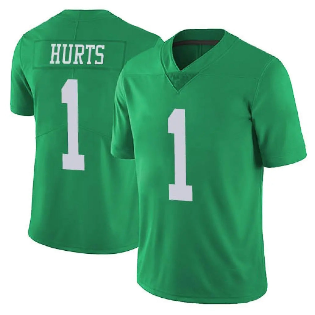 harde P.Eagles #1 Jalen Hurts Player Green Limited Vapor Untouchable Home Game Stitched Jerseys