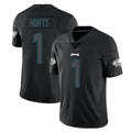harde P.Eagles #1 Jalen Hurts Player Limited Black Impact Home Game Stitched Jerseys