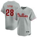 harde P.Phillies #28 Alec Bohm Player Gray Home Limited Stitched Jerseys