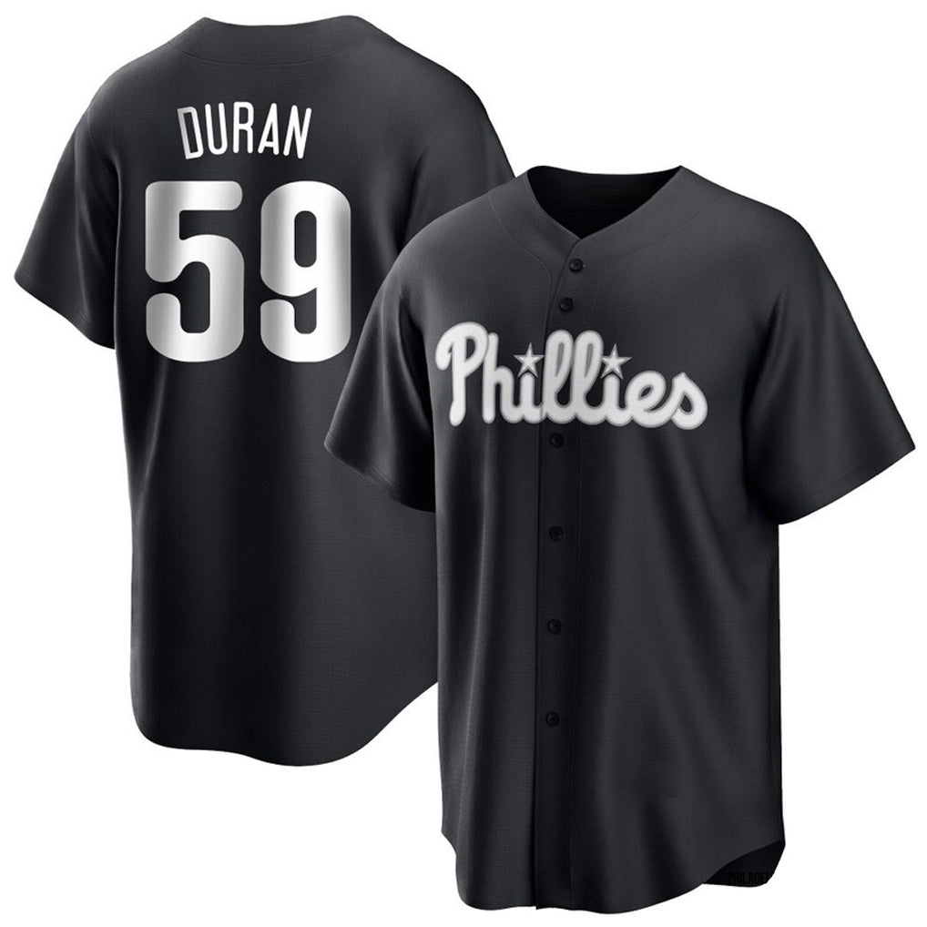 harde P.Phillies #59 Jhoan Duran Player Black Alt Fashion Home Game Stitched Jerseys