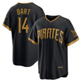 harde P.Pirates #14 Joey Bart Player Black 2026 City Connect Home Game Stitched Jerseys