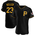 harde P.Pirates #23 Mitch Keller Player Black Home Limited Elite Stitched Jerseys