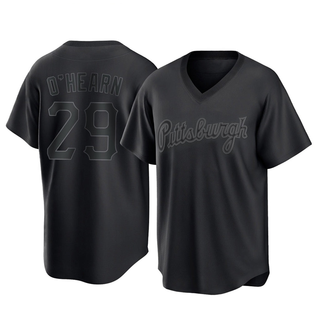 harde P.Pirates #29 Ryan O?¡®Hearn Player Black Fashion Home Game Stitched Jerseys