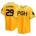harde P.Pirates #29 Ryan O?¡®Hearn Player Gold City Connect Home Game Stitched Jerseys