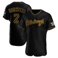 harde P.Pirates #2 Spencer Horwitz Player Black Home Limited Elite Stitched Jerseys