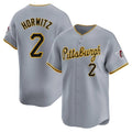 harde P.Pirates #2 Spencer Horwitz Player Gray Road Home Limited Stitched Jerseys