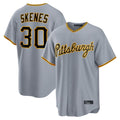 harde P.Pirates #30 Paul Skenes Player Gray Road Home Game Stitched Jerseys