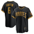 harde P.Pirates #6 Konnor Griffin Player Black 2026 City Connect Home Game Stitched Jerseys