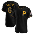 harde P.Pirates #6 Konnor Griffin Player Black Alternate 2025 Home Limited Elite Stitched Jerseys