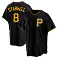 harde P.Pirates #8 Willie Stargell Player Black Alternate 2025 Home Game Stitched Jerseys