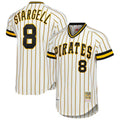 harde P.Pirates #8 Willie Stargell Player White Mitchell & Ness Cooperstown Collection 1979 Limited Stitched Jerseys