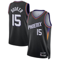 harde P.Suns #15 Devin Booker Black Swingman Jerseys - Statement Edition