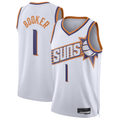 harde P.Suns #1 Devin Booker White Swingman Jerseys - Association Edition