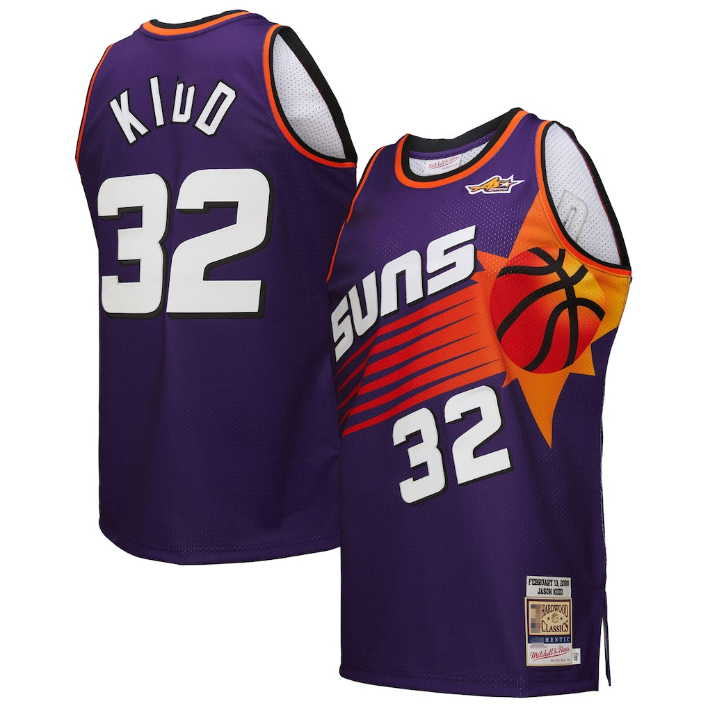 harde P.Sunss #32 Jason Kidd Mitchell & Ness Purple 2000 All-Star Game Authentic Jerseys