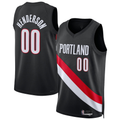 harde PT.Blazers #00 Scoot Henderson Black Swingman Jerseys - Icon Edition