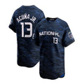 harde A.Braves #13 Ronald Acuna Jr. National League 2023 All-Star Game Limited Player Jersey - Royal Personalized Jerseys
