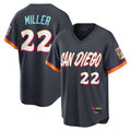 harde S.Diego Padres #22 Mason Miller Player Obsidian 2026 City Connect Home Limited T-shirt Stitched Jerseys