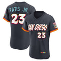 harde S.Diego Padres #23 Fernando Tatis Jr Player Obsidian 2026 City Connect Home Elite T-shirt Stitched Jerseys