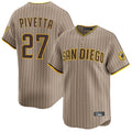 harde S.Diego Padres #27 Nick Pivetta Player Khaki Home Limited Stitched Jerseys