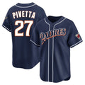 harde S.Diego Padres #27 Nick Pivetta Player Navy Cooperstown Collection Limited Home Stitched Jerseys