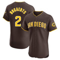 harde S.Diego Padres #2 Xander Bogaerts Player Brown Home Limited Elite Stitched Jerseys