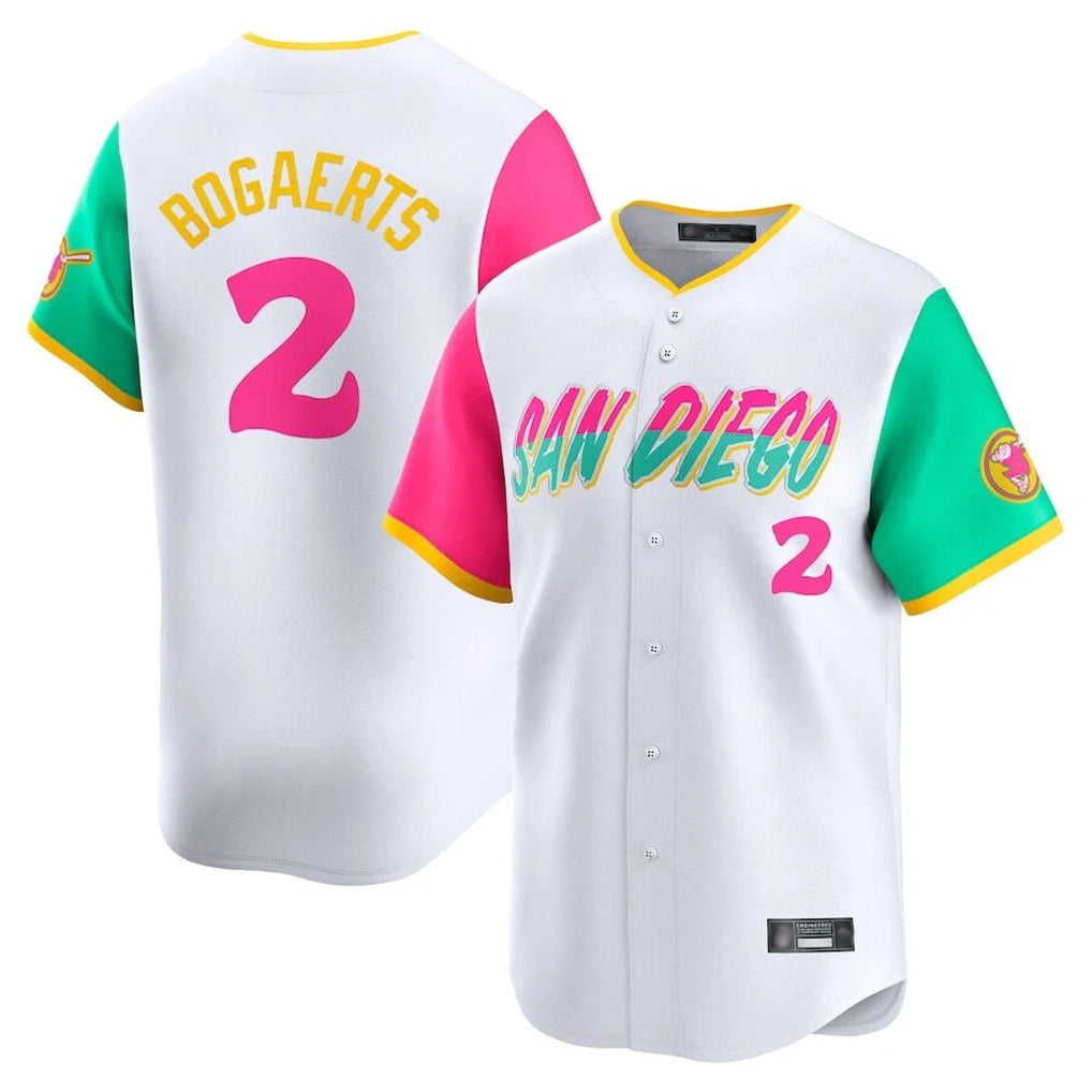 harde S.Diego Padres #2 Xander Bogaerts Player White City Connect Home Limited Stitched Jerseys