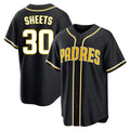 harde S.Diego Padres #30 Gavin Sheets Player Black 2026 Fashion Home Stitched Jerseys
