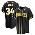 harde S.Diego Padres #34 Michael King Player Black 2026 Fashion Home Stitched Jerseys