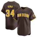 harde S.Diego Padres #34 Michael King Player Brown Home Limited Stitched Jerseys