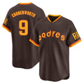 harde S.Diego Padres #9 Jake Cronenworth Player Brown Home Cooperstown Collection Replica Game Stitched Jerseys