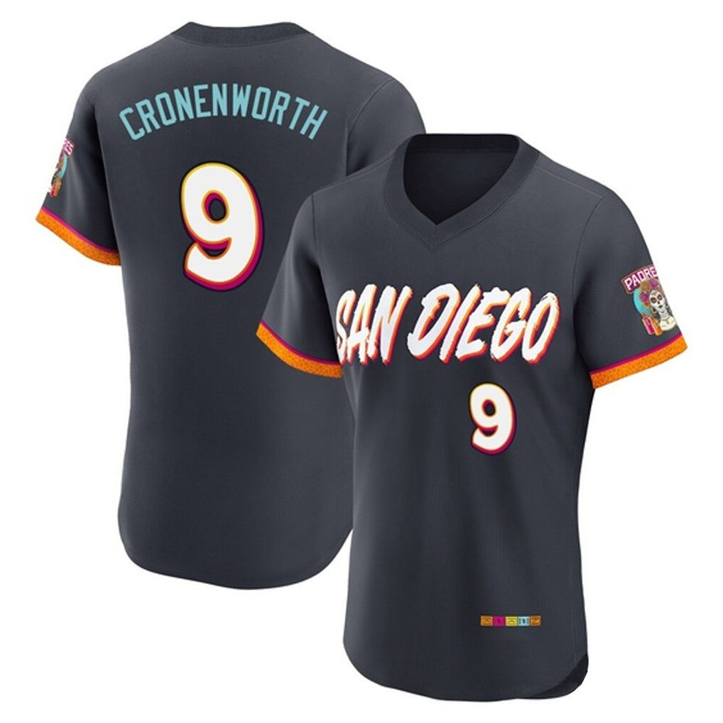 harde S.Diego Padres #9 Jake Cronenworth Player Obsidian 2026 City Connect Home Limited Elite T-shirt Stitched Jerseys