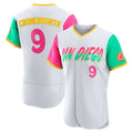 harde S.Diego Padres #9 Jake Cronenworth Player White City Connect Home Limited Elite Stitched Jerseys
