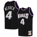harde S.Kings #4 Chris Webber Mitchell & Ness Black 2000-2001 Hardwood Classics Swingman Jerseys