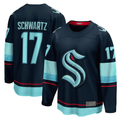 harde S.Kraken #17 Jaden Schwartz Navy Home Breakaway Player Jerseys