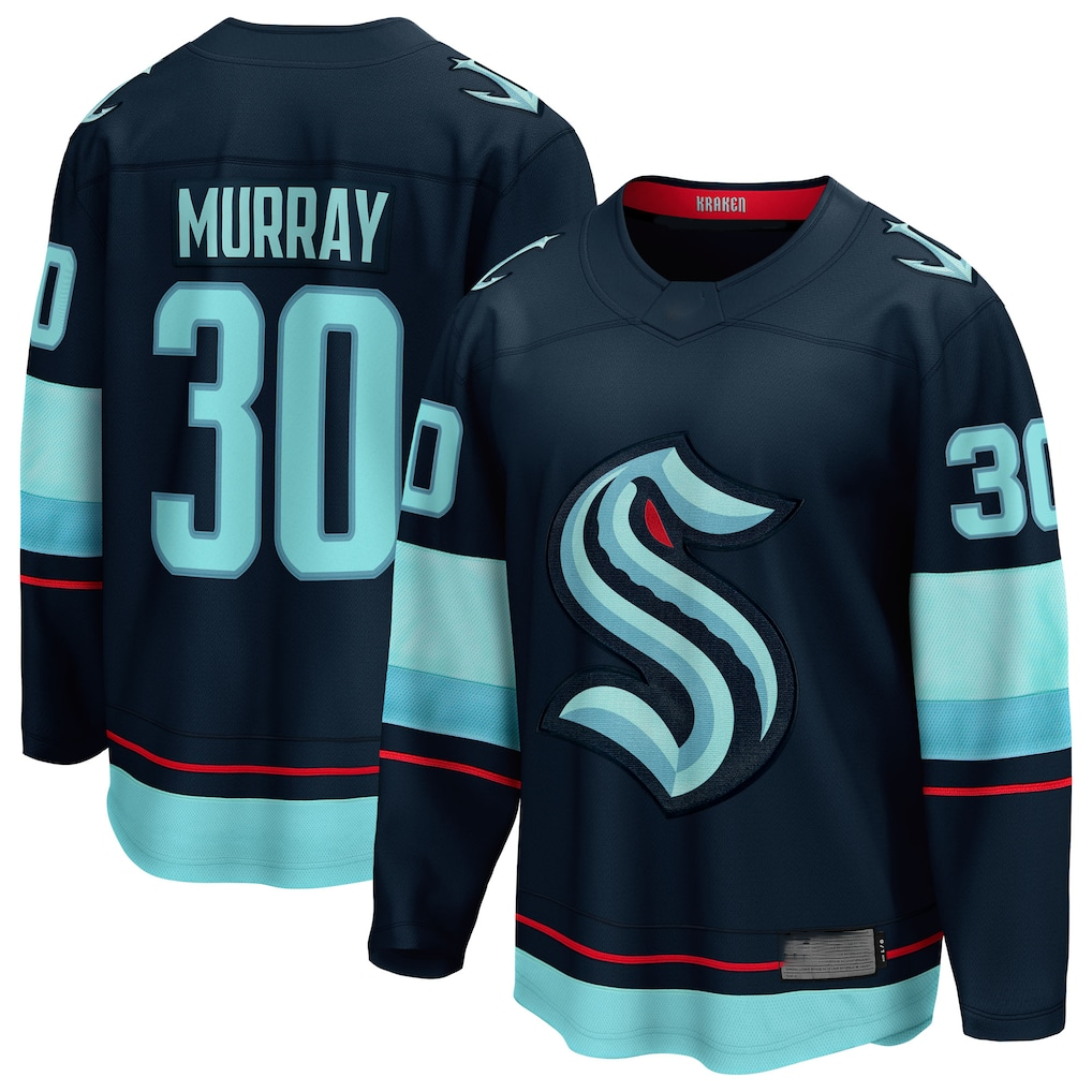 harde S.Kraken #30 Matt Murray Deep Sea Blue Home Breakaway Jerseys