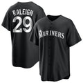 harde S.Mariners #29 Cal Raleigh Player Black Home Limited Stitched Jerseys